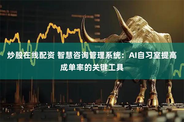 炒股在线配资 智慧咨询管理系统：AI自习室提高成单率的关键工具
